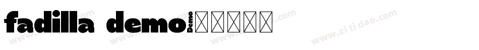 fadilla demo字体转换
